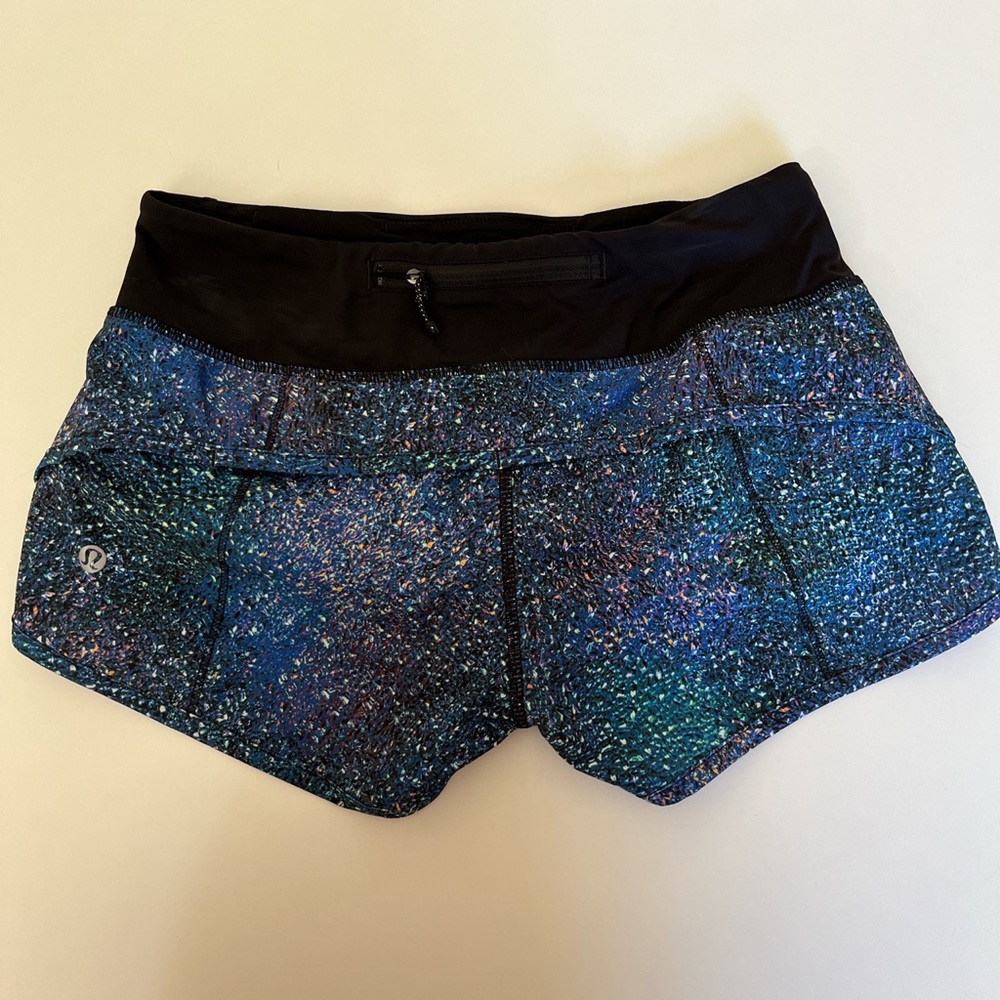 speed up lululemon shorts size 2 - Picture 1 of 4